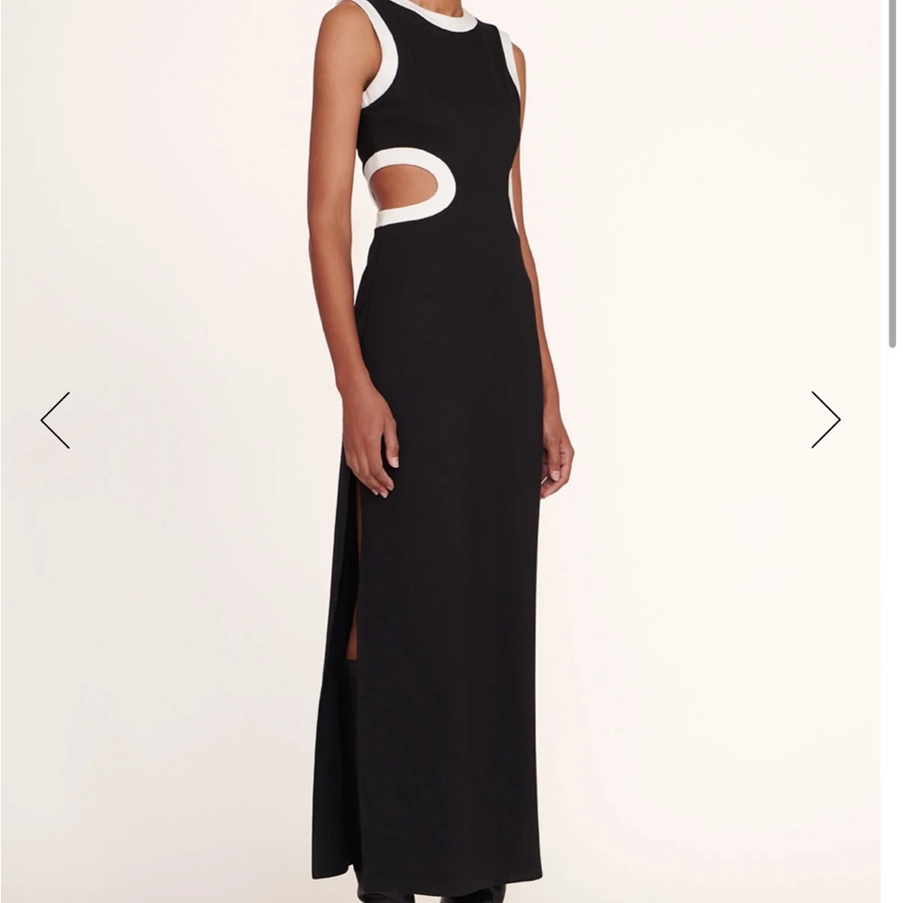 STAUD black dolce dress size small